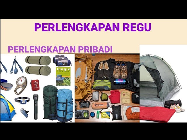 Perlengkapan Camping Pribadi