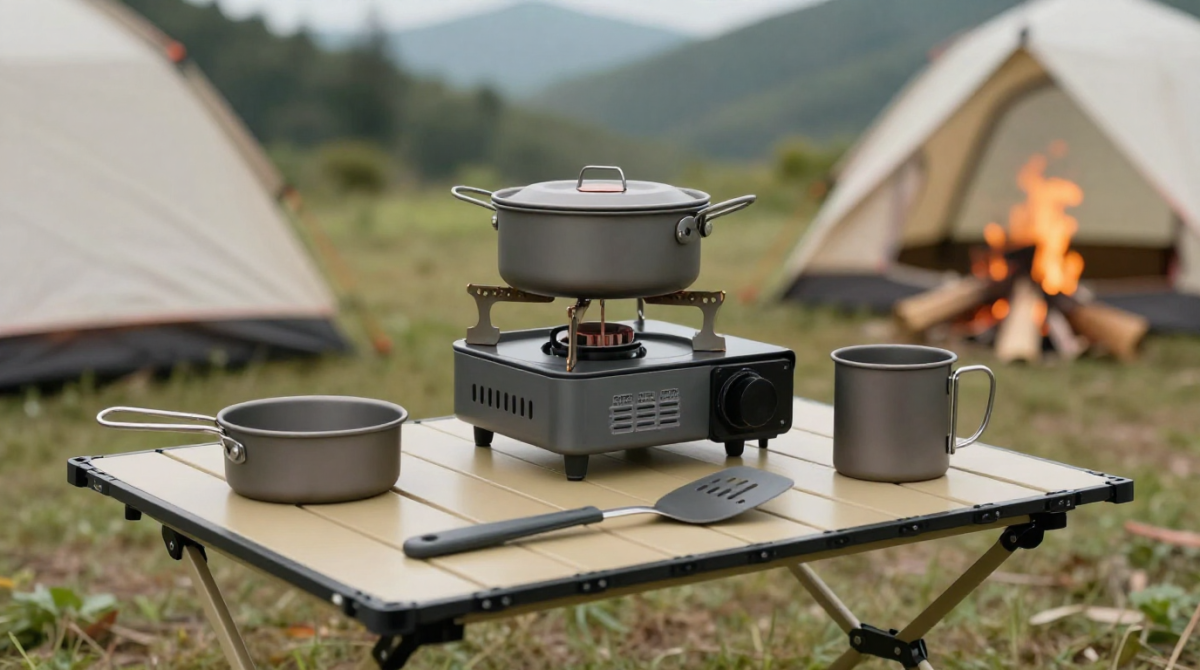 daftar perlengkapan memasak yang praktis saat camping