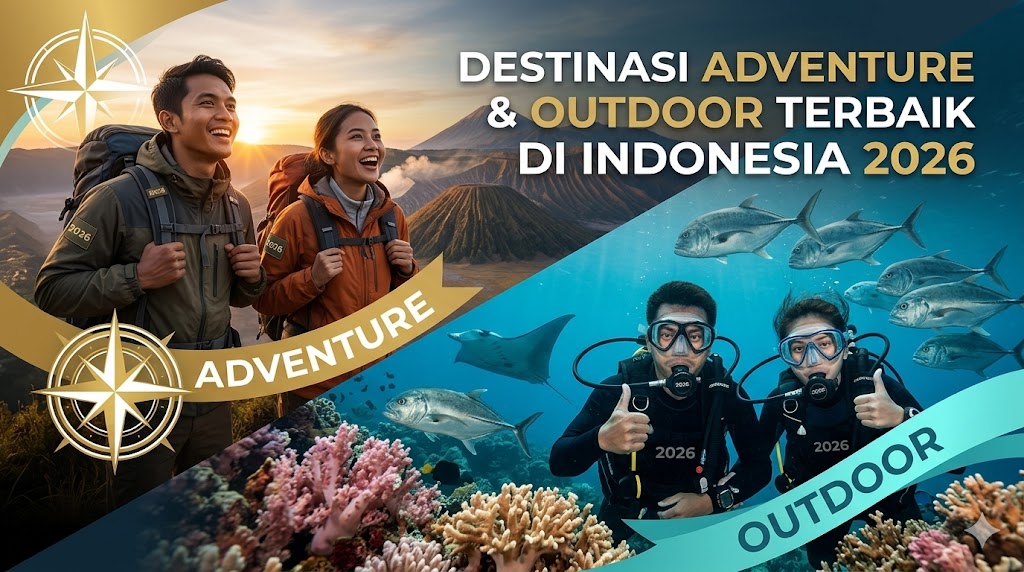Destinasi Adventure & Outdoor Terbaik di Indonesia 2026