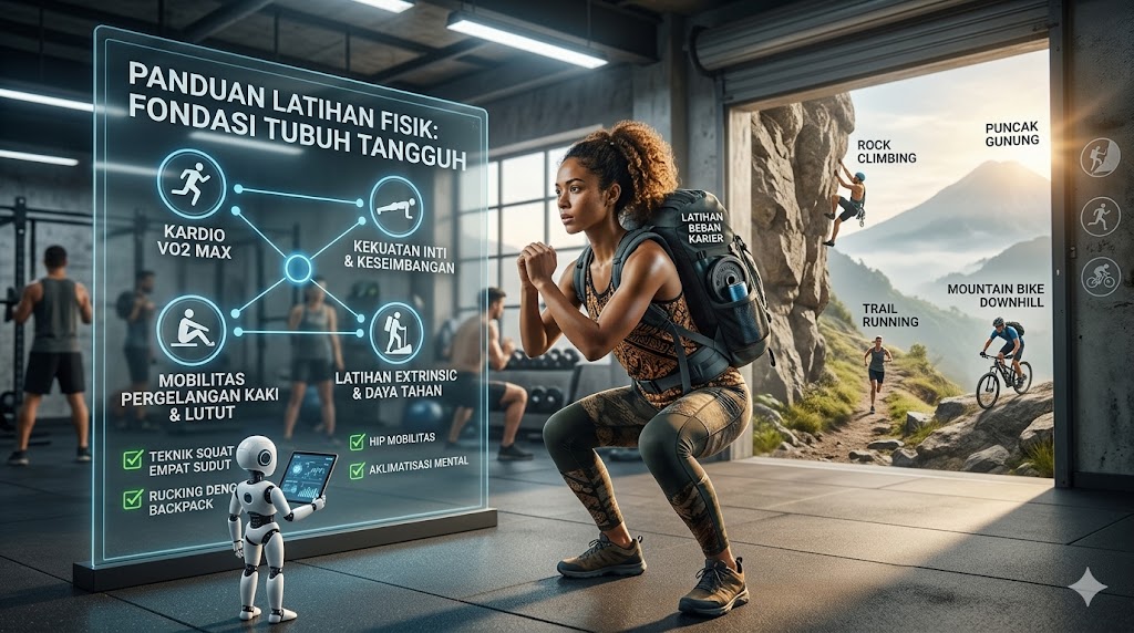 Cara Melatih Fisik Sebelum Memulai Olahraga Outdoor Ekstrem