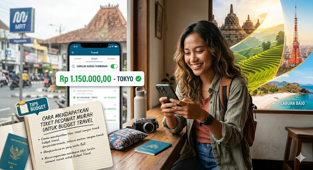 Cara Mendapatkan Tiket Pesawat Murah untuk Budget Travel